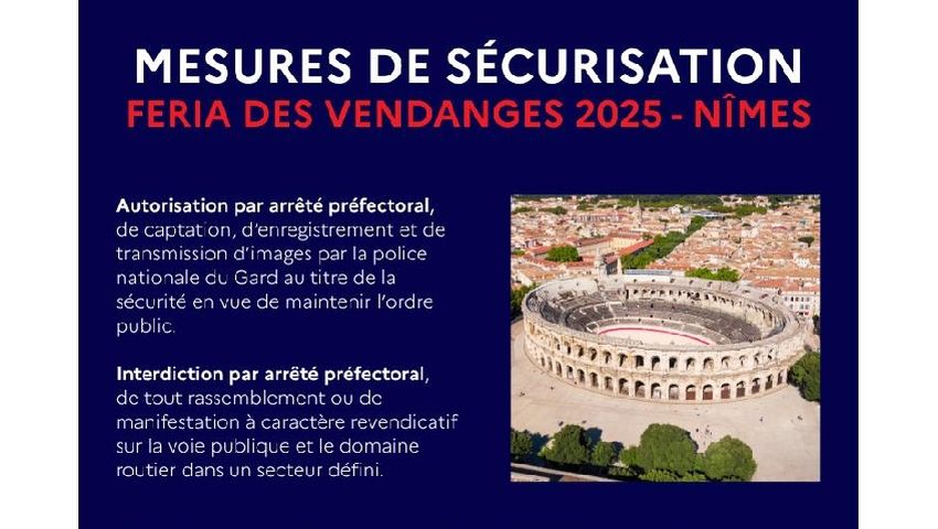 Sécurité Feria des Vendanges