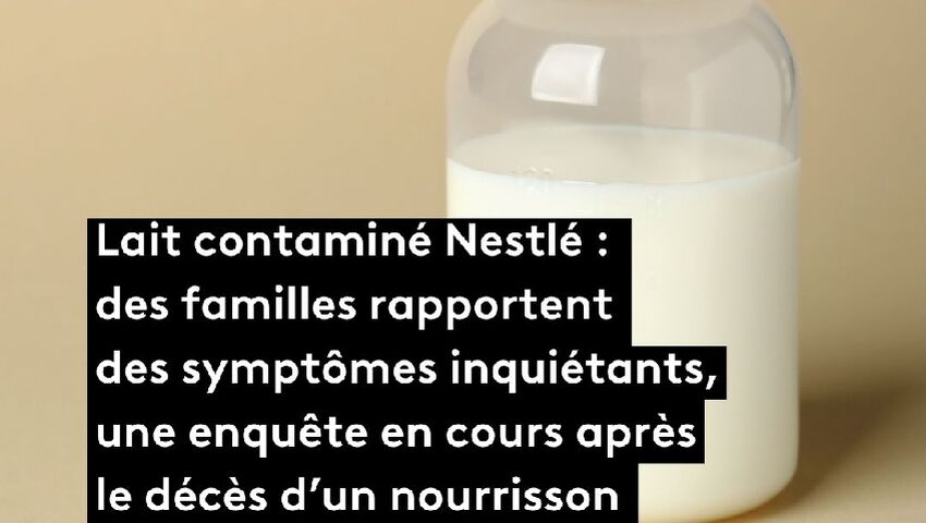 Rappel laits infantiles