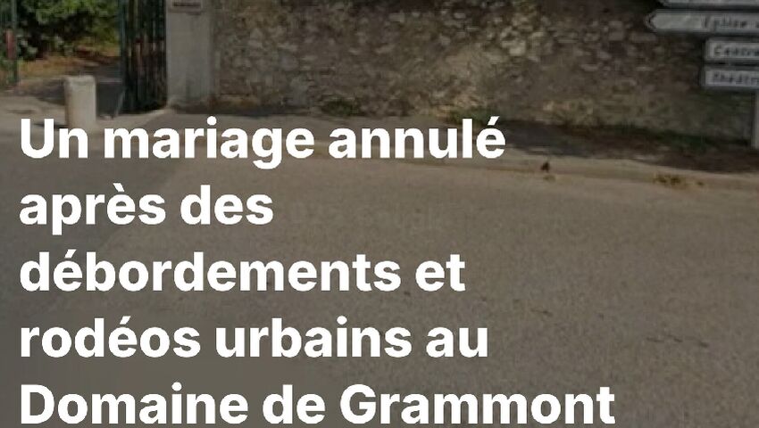 Mariage annulé