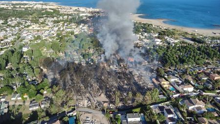 Incendie à Agde