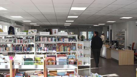 Bibilothèque provisoire à Pissevin