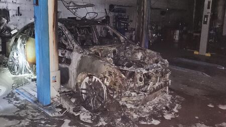 Incendie dans une concession