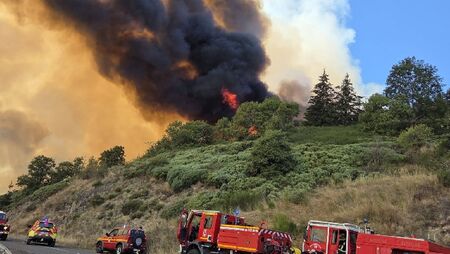 Incendie Lozère
